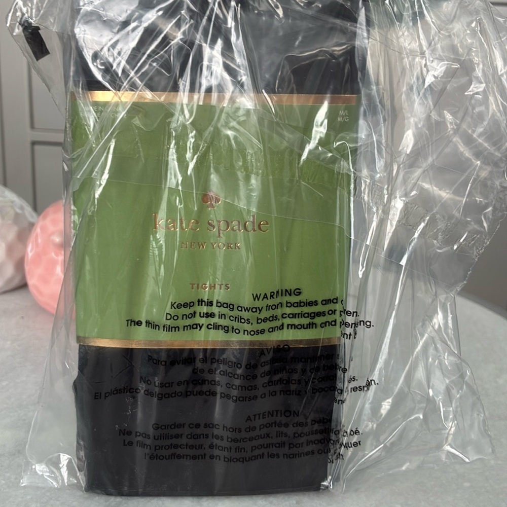 Kate Spade Black Tights Size M/L